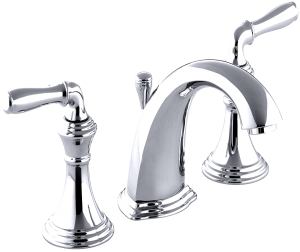 2-handle widespread bathroom faucet - kohler devonshire